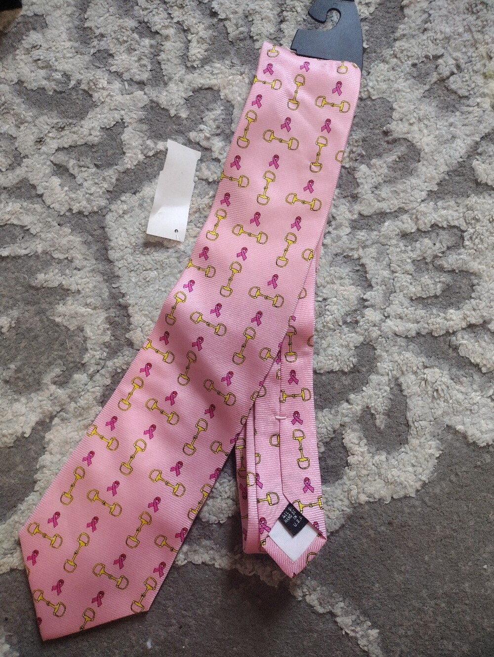Southern Proper Pink Tie Breast Cancer Awareness Ribbon Motif